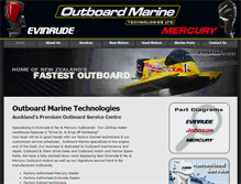 Tablet Screenshot of outboardmarine.co.nz